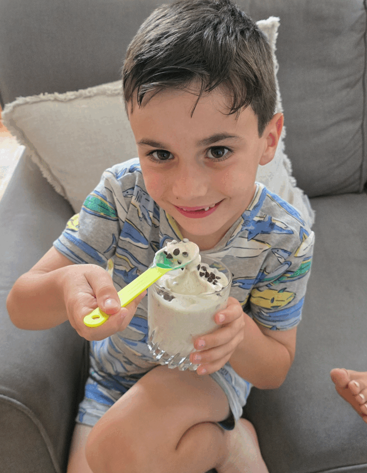 Ultra Light Banana Ice Cream Sundae Smoothie Cup for Marathon Carb Loading (Vitamix) - Photo 2